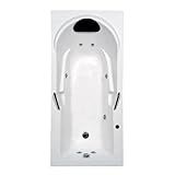 Banheira Hidromassagem Astra Capri Super Luxo 170cmx80cmx43cm 04 Jatos Acrílico P1 Sem Aquecedor 220v