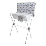 Banheira Infantil Kiddo Slim Plus Whoop Cinza C Trocador