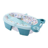 Banheira Inflável Dobrável Para Bebê Azul