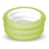 Banheira Inflável Redonda Para Bebê 80 Litros 70 X 30cm Mor Cor Verde Lisa