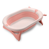 Banheira Portátil Bebê Fluffy Maxi Baby Rose