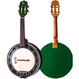 Banjo Elétrico Studio Verde Caixa Larga