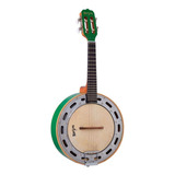 Banjo Profissional Rozini Stúdio Com Equalizador Rj11 Verde