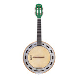 Banjo Rozini Studio Elétrico Verde Caixa Larga Rj11