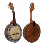 Banjo Toks Elétrico Cor Natural Fosco 110 Capa Acolchoada