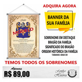 Banner Família Com Brasão E Origem Histórica