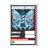 Banner Gigante Barbearia Barbeiro Corte Cabelo 100x150cm