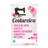 Banner Gigante Divulgação Costura Costureira 100x150cm