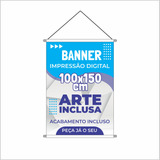 Banner Ou Faixa Em Lona Personalizado 100x150cm