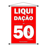 Banner Para Loja 50 De Desconto Promoção 70x50cm