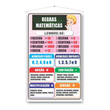 Banner Pedagógico E Didático Regras Matemáticas Escolar B1