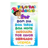 Banner Pedagógico Palavrinhas Mágicas 50x80cm