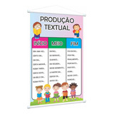 Banner Pedagógico Produção Textual Redação Sil426