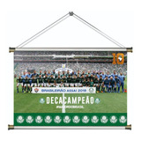 Banner Pôster Palmeiras Brasileiro 2018 Lona 60x40cm