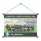 Banner Pôster Palmeiras Campeão Libertadores 2020 60x40cm