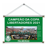 Banner Pôster Palmeiras Campeão Libertadores 2021