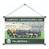 Banner Pôster Palmeiras Campeão Libertadores Lona 60x40cm