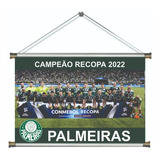 Banner Pôster Palmeiras Campeão Recopa 2022 Lona 60x40cm