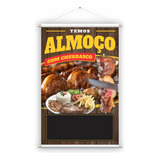 Banner Pronto De Almoço Com Churrasco Restaurante Com Imagem