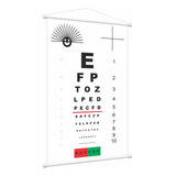 Banner Snellen Optotipo Optometria Letras Visual 1m X 63cm