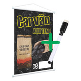 Banner Temos Carvão Comércio Escreve E Apaga Caneta