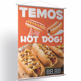 Banner Temos Hot Dog Com Campo
