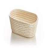 Banneton Oval De Ratã- Cesto De Fermentação Para Massas De Até 650g- 21x15x8cm- BANNETON BRASIL
