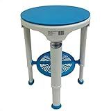Banqueta De Banho Rotativa Em Plástico Até 130Kg Supermedy
