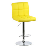 Banqueta Nantes Em Pu Corino Giratoria Base Disco