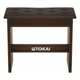 Banqueta Órgão Mdf Tokai Com Compartimento Para Hinário