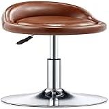 Banqueta Sobre Rodas Cadeira De Beleza Rotação Ajustável Banqueta Barbearia Café Estúdio De Beleza Poltrona Com Base Cromada Elevação Cor A Tamanho 40 53CM Marriage