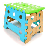 Banquinho Banqueta Dobravel Bambino Baby Infantil Cor Verde