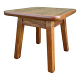Banquinho De Madeira Banqueta Pequena Premium Imbuia