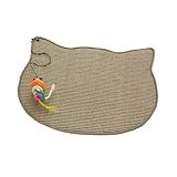Baoblaze Cat Scratcher Mat Scratch Tapete Desgaste Resistente A Animais De Estimação Para Gatos Internos Garras De Garras De Dormir Protet Protect Couch Cinza