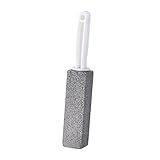Baoblaze Escova De Vaso Sanitário De Removedor De Marca D água Dura De Limpeza De Limpeza De Vaso Sanitário Com Alça Pa 1pç Tamanho Real