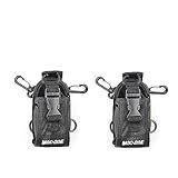 BAOFENG Bolsa De Nylon Durável Para Rádio Walkie Talkie Estojo De Rádio 3 Em 1 Para Rádio UV 82 UV 5R BF 888S BF 777S UV 9R UV 9R Plus Ham Radio Preto Pacote Com 2
