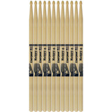 Baqueta 5b Hickory Ponta De Madeira 6 Pares Hy 5bm Liverpool