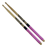 Baqueta 7a Ponta Madeira Comfort Grip Rosa Spanking