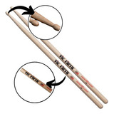 Baqueta Bateria Vic Firth 5a American Classic Hickory Wood Cor Marrom claro