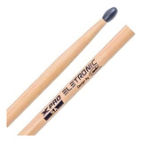 Baqueta C Ibañez X pro Eletronic 5a Com Ponta De Nylon Mai Cor Natural