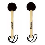 Baqueta De Bumbo Surdo Maçaneta Liverpool 30cm Kit C 2