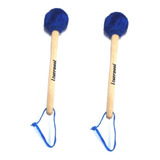 Baqueta De Bumbo Surdo Maçaneta Liverpool 30cm Kit C 2