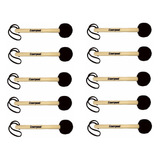 Baqueta Maçaneta P Bumbo Surdo 30cm Mc48 Liverpool Kit C 10