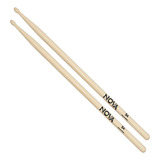 Baqueta Nova By Vic Firth 5a 7a Hickory Ponta Madeira Par