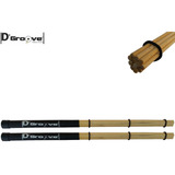 Baqueta Rods Sticks bambu D groove Silenciosa Frete Free