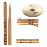 Baqueta Vic Firth 5an American Classic Premium Terra Nylon