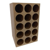 Bar Adega Suporte Para Vinho Colmeia P 15 Garrafas Vinho