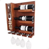 Bar Barzinho Adega Parede Vinho Oferta Decoração Porta Taça