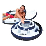 Bar Cooler Inflável Flutuante Intex P piscina 24 Latas Top