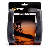 Bar End Bike Apoio Mãos Bicicleta Chifre Guidão Ergonômico Cor Preto